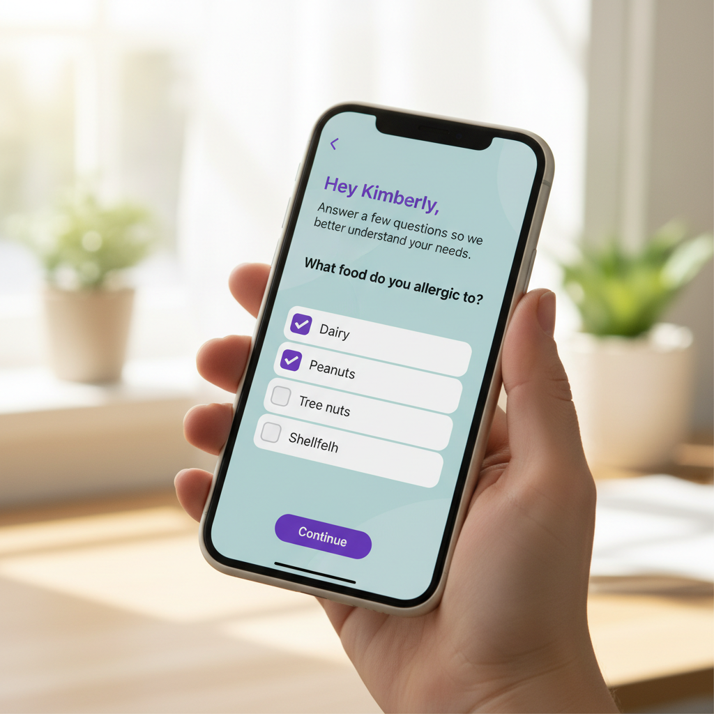 Take health assessment on phone